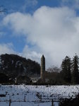 SX02460 Glendalough Round Tower in snow.jpg